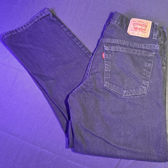 Levi's Other - Levi's Kids 550 Black Straight Jeans 10H 30W 26L